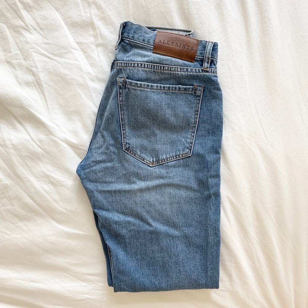 All Saints Cropped Boy Jean